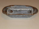 Antique Circa 1880's Blue Grey GRANITEWARE 2pc SOAP DISH ~ Mounts on the Wall ~ from British Columbia Historical COAL MINER'S Cabin ~ Artifact