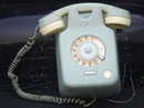 Kitchen Telephone Vintage ~ Green and White TELEPHONE Wall Mounting Style ~ made in Germany
