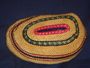 Reasonable Price for this QUALITY Collectible North American First Nations Basketry / Abolone Shell ~ Size 4.5 Inch Widest ~ Hand Woven by Nootka Master Basket weaver Lucy Paviao Kluky