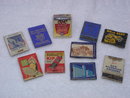 Collection of 10 Vintage Matchbook Covers Only _ Circa 1940's