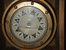 Nautical __Circa 1910-1944 ~ Solid BRONZE Gimbal Ships Compass ~ Eugene M. Sherman Seattle, U.S.A. in Mahogany Box with Lid