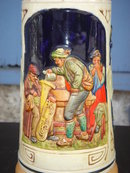 Collectible Military Beer Stein ~ With Officers Name~ PEWTER Lid ~ In Nice Condition~ Western Germany