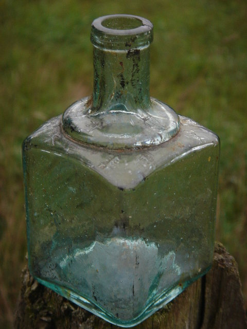 HAND DUG from British Columbia HISTORICAL SITE. _Hours + Hours of Careful Hand Digging. BEAUTIFUL CHINESE INK BOTTLE with script