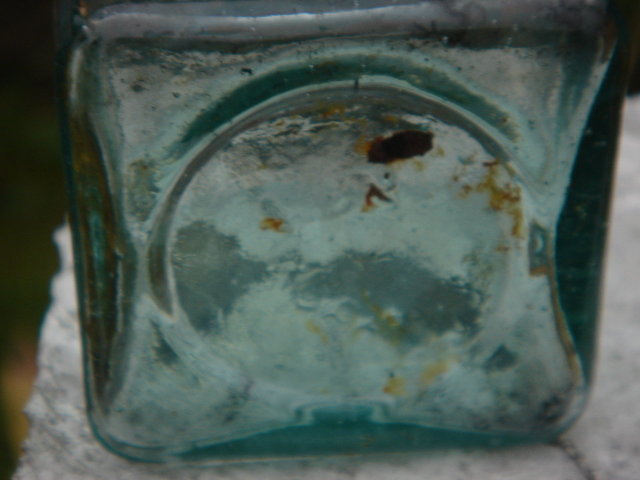 HAND DUG from British Columbia HISTORICAL SITE. _Hours + Hours of Careful Hand Digging. BEAUTIFUL CHINESE INK BOTTLE with script