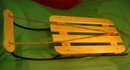 Vintage QUALITY MADE Classic Racer / Childs Sled __Made in Canada __in Excellent Condition__HARDWOOD + Iron Frame _SUPER STRONG _Bolted Each Piece