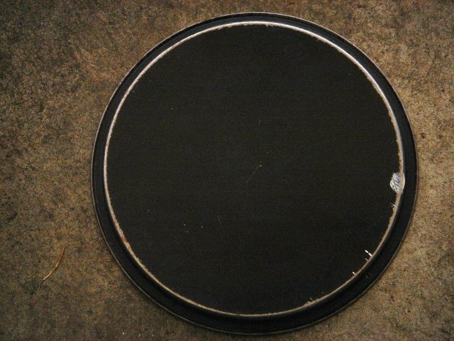 Collectible Old HEAVY DUTY Steel Serving Tray from RUSSIA reads: Hotel Leningrad Petrovsky + Zal Restaurant Russian Kitchen