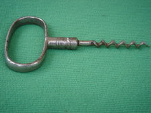 old Vintage Cork Screw__Corkscrew __Heavy Chrome over Iron__Good useable condition__