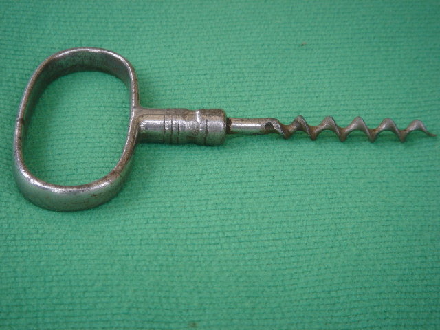 old Vintage Cork Screw__Corkscrew __Heavy Chrome over Iron__Good useable condition__