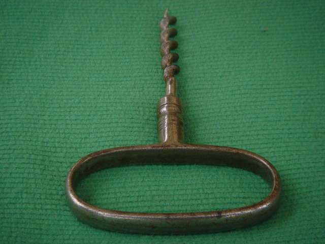 old Vintage Cork Screw__Corkscrew __Heavy Chrome over Iron__Good useable condition__
