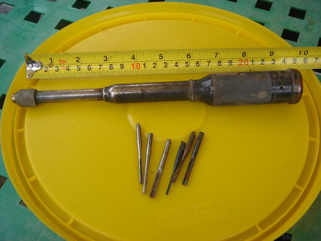 ALL BRASS _Millers Falls Co. Greenfield, Mass. Made in U.S.A. __Model 185A __Adjustable Screwdriver__Yankee