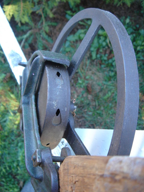 Antique Primitive Farm Tool _ SEED PLANTER WHEEL_ Corn , and other Seeds. Adjusts to fit seeds you are planting. 9