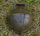 A Birthday GIFT _Antique Circa 1837-1901 Swedish SANTA'S Sleigh Bell _look carefully at angle appears a makers X mark _Gentle ringing tone