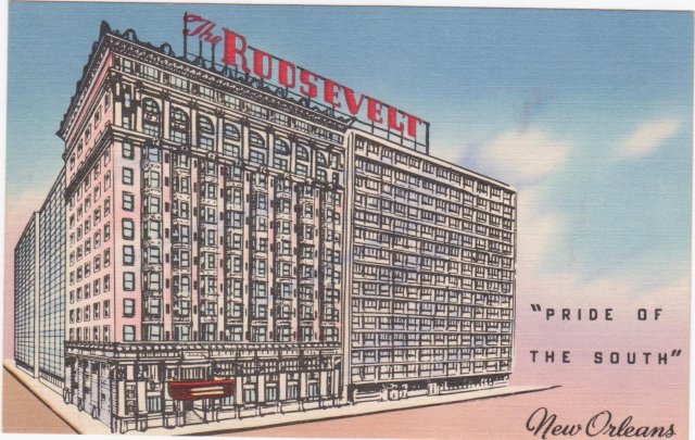 Vintage Postcard _The ROOSEVELT Hotel