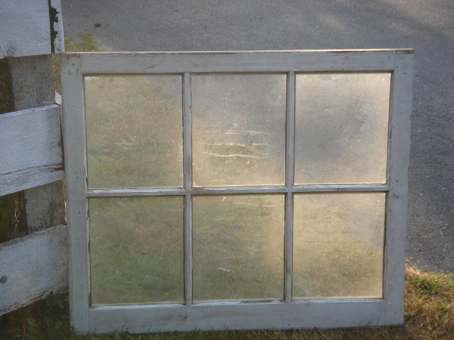 Architectural / Garden / Primitive B.C. Douglas Fir Wood 6 PANE Window