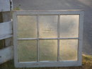 Architectural / Garden / Primitive B.C. Douglas Fir Wood 6 PANE Window