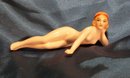 YOU FOUND IT !!! Our Service to Have IN STOCK _C. 1920 Art Deco _ 3_German Porcelain Figurines NUDE Lady_Bathing Beauties or Naughty Nudies