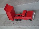 Toys 1950's NYLINT Toys Red Dump Truck with Genuine Rubber Wheels _ 15 1/2 Inches Widest