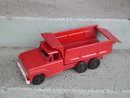 Toys 1950's NYLINT Toys Red Dump Truck with Genuine Rubber Wheels _ 15 1/2 Inches Widest