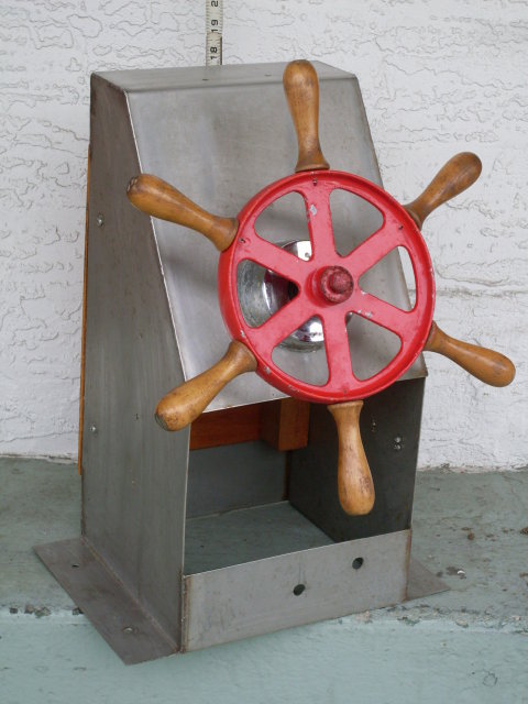 Nautical Marine _ Vintage Motor Boat _Ship _ Ships Steering Wheel 14 3/4