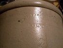 Pottery _ Primitive ANTIQUE_ Early Medalta Pottery Stoneware Crock _Old Canada Country Antique_ Size 10.5