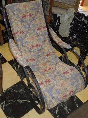 c- 1850, Wrought Iron, Winfield Rocker