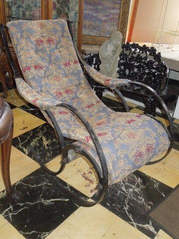 c- 1850, Wrought Iron, Winfield Rocker