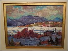 Oil Landscape by Canadian artist, Bruno Cote