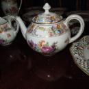 28 pieces of hand-painted Dresdan-1900