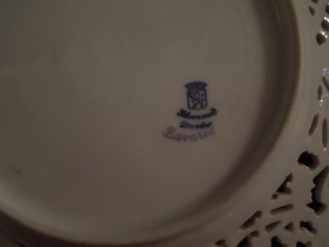 28 pieces of hand-painted Dresdan-1900