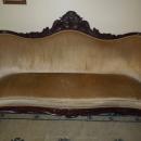 c-1870 Grand Mahogany Carved Sofa, 83