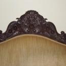 c-1870 Grand Mahogany Carved Sofa, 83