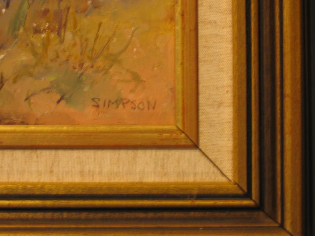 Australian Oil Painting by Simpson