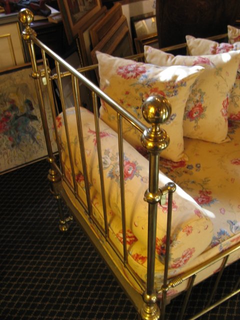 1900 American Brass Daybed and Crib Conversion