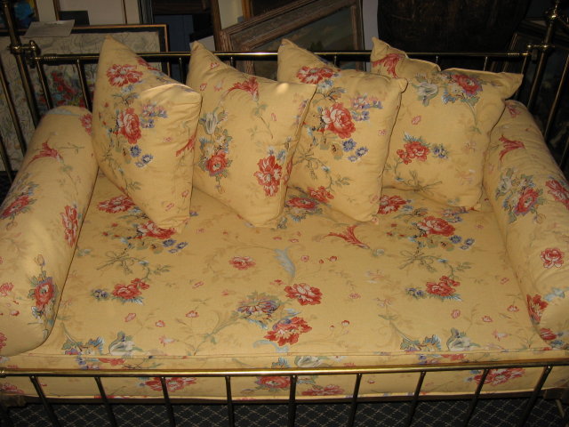 1900 American Brass Daybed and Crib Conversion