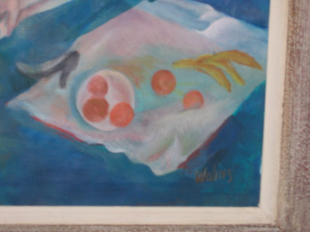 1940's Joseph Wolins painting titled