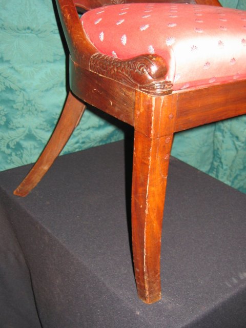 English Mahogany Regency Chair