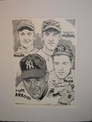Pen and Ink Sports Drawings, by Charlie McGill