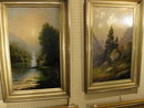 Pair of 19th century American Landscapes by NY artist Alden Sampson