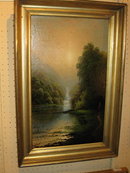 Pair of 19th century American Landscapes by NY artist Alden Sampson