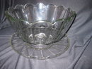 Heisey Punch Bowl and platter