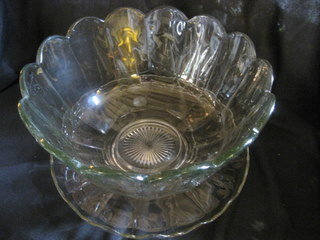 Heisey Punch Bowl and platter