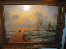 Dennis Lewan original oil on board