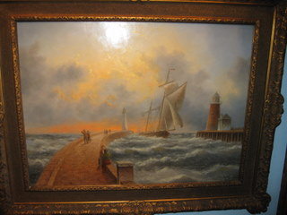 Dennis Lewan original oil on board