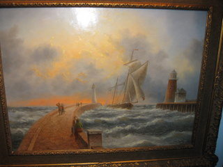 Dennis Lewan original oil on board