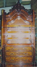 Monumental English Rosewood Linen Press, Please visit our website, www.castlehouseantiques.com