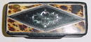 French Tortoise Shell & Papier Mache' Snuff Box,Please visit our website, www.castlehouseantiques.com