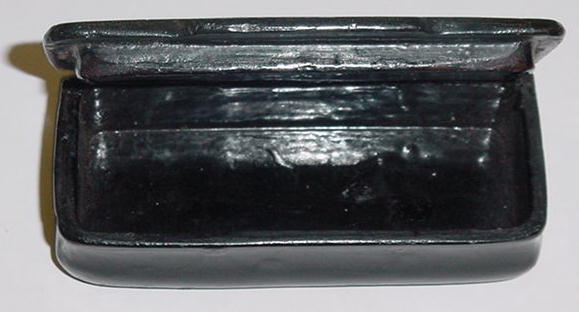 French Tortoise Shell & Papier Mache' Snuff Box,Please visit our website, www.castlehouseantiques.com