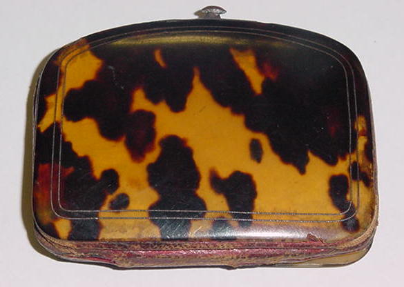 French Tortoise Shell Purse, Please visit our website, www.castlehouseantiques.com