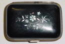 Czech. Papier Mache' Box with Pietra dura Mosiac, Please visit our website, www.castlehouseantiques.com