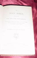 Red Leather Holy Bible, 1871
